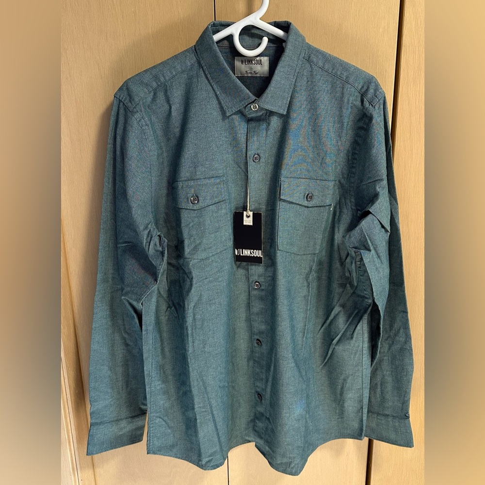 LinkSoul Casual Button-Down Shirt - NWT